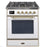 ILVE 30" Majestic II Series Gas Burner and Electric Oven Range with 5 Sealed Burners (UM30DNE3)