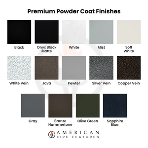 Designer Series Fire & Water Feature 15 - Scupper High Quality Powder Coat Finish by The Outdoor Plus.