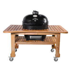 Primo Oval XL 400 Ceramic Kamado Grill on Table.
