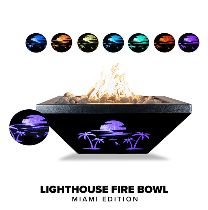 The Outdoor Plus Lighthouse Collection Fire Bowl.