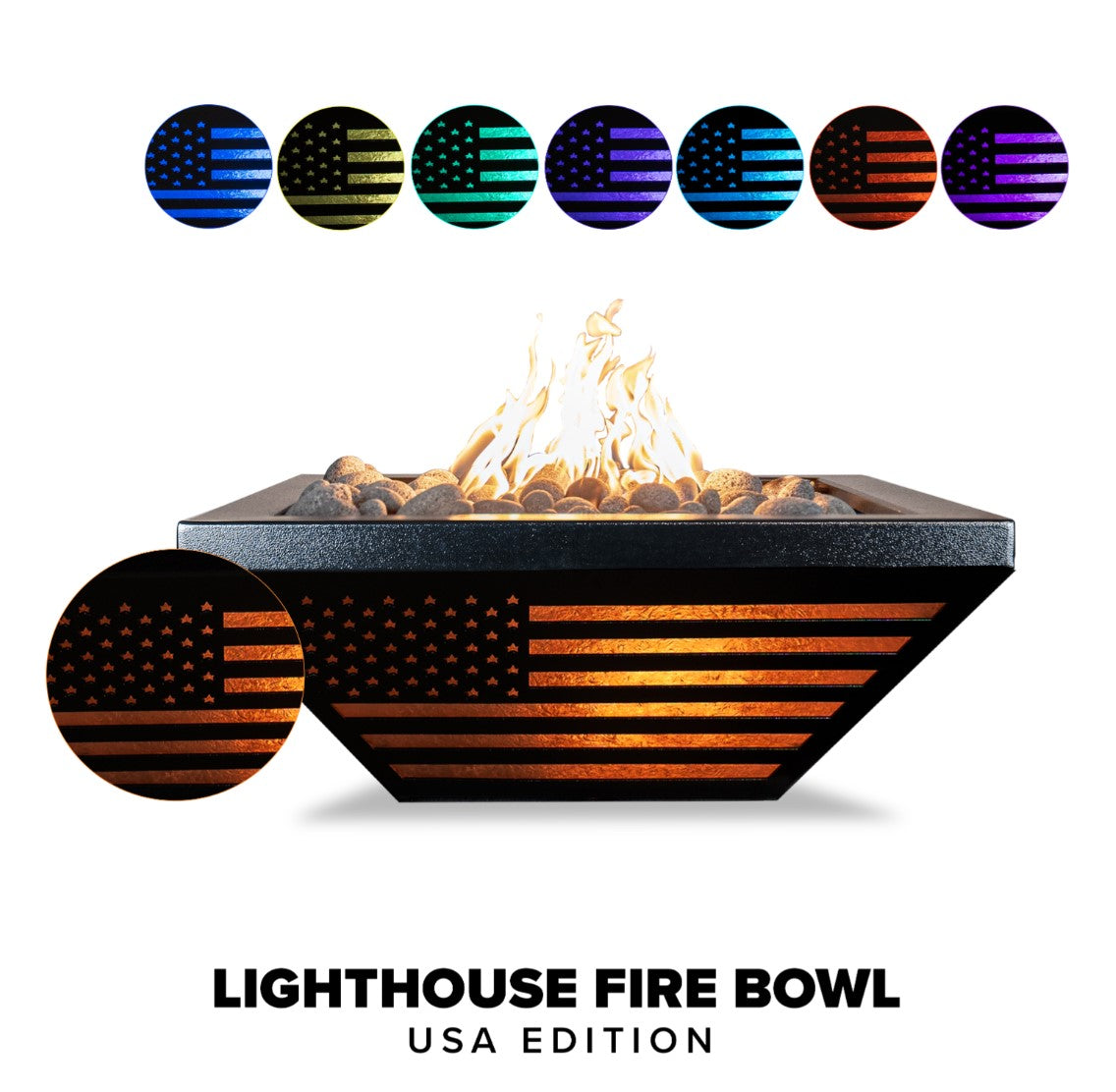 The Outdoor Plus Lighthouse Collection Fire Bowl.
