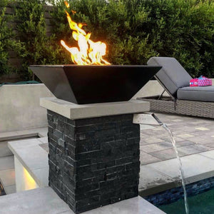 The Outdoor Plus Maya Concrete Fire Bowl.