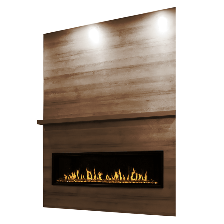 Modern Flames Allwood Fireplace Wall System for Orion Slim Electric Fireplace.