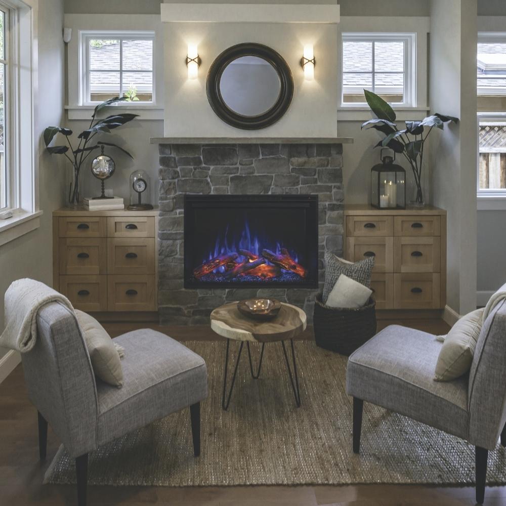 Modern Flames Redstone 26-Inch Built-in Electric Fireplace Insert (RS-2621).