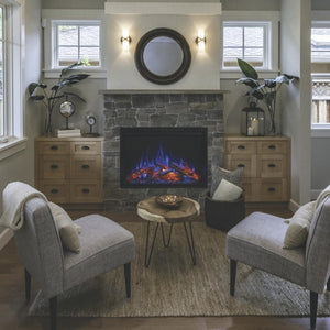 Modern Flames Redstone 26-Inch Built-in Electric Fireplace Insert (RS-2621).