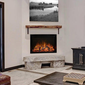 Modern Flames Redstone 36-Inch Built-In Electric Fireplace Insert.