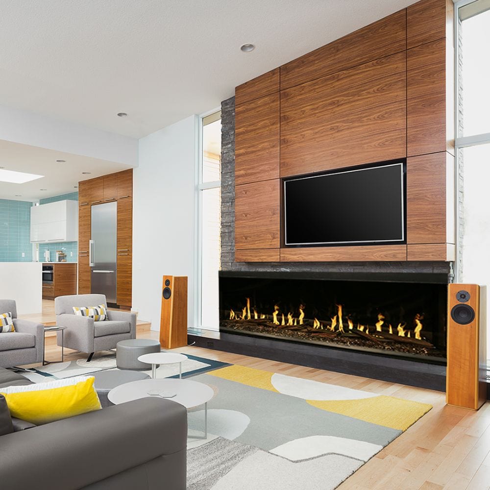 Modern Flames Orion Multi 3-Sided Built-In/Wall-Mounted Electric Fireplace.