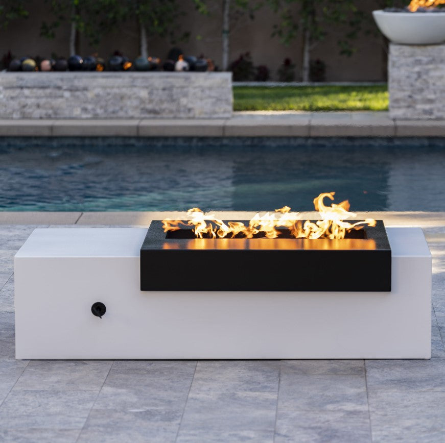 The Outdoor Plus Moonstone Fire Pit  / Black & White Collection.
