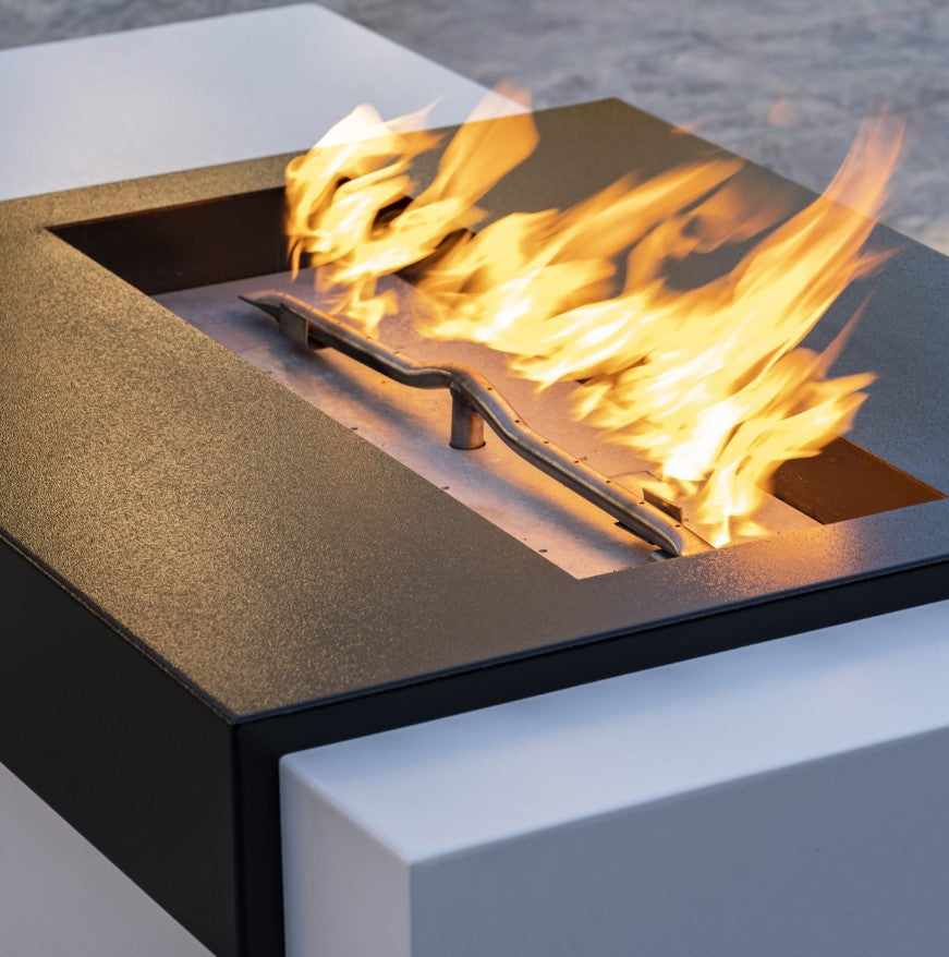The Outdoor Plus Moonstone Fire Pit  / Black & White Collection.