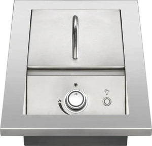 Napoleon Built-In 700 Series 10,000 BTU 10-Inch Drop-In Natural Gas Single Side Burner with Stainless Steel Cover - BIB10RTNSS.