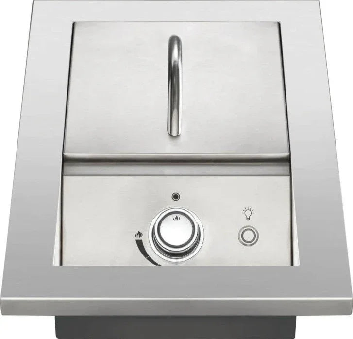 Napoleon Built-In 700 Series 10,000 BTU 10-Inch Drop-In Natural Gas Single Side Burner with Stainless Steel Cover - BIB10RTNSS.