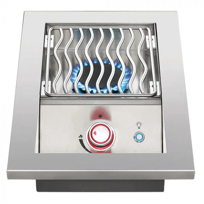 Napoleon Built-In 700 Series 10,000 BTU 10-Inch Drop-In Natural Gas Single Side Burner with Stainless Steel Cover - BIB10RTNSS.