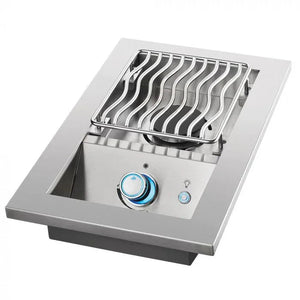 Napoleon Built-In 700 Series 10,000 BTU 10-Inch Drop-In Natural Gas Single Side Burner with Stainless Steel Cover - BIB10RTNSS.