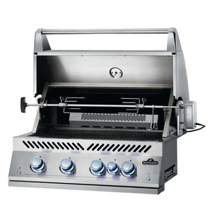 Napoleon Built-In 700 Series 32-Inch Natural Gas Grill w/ Infrared Rear Burner & Rotisserie Kit - BIG32RBNSS-1.