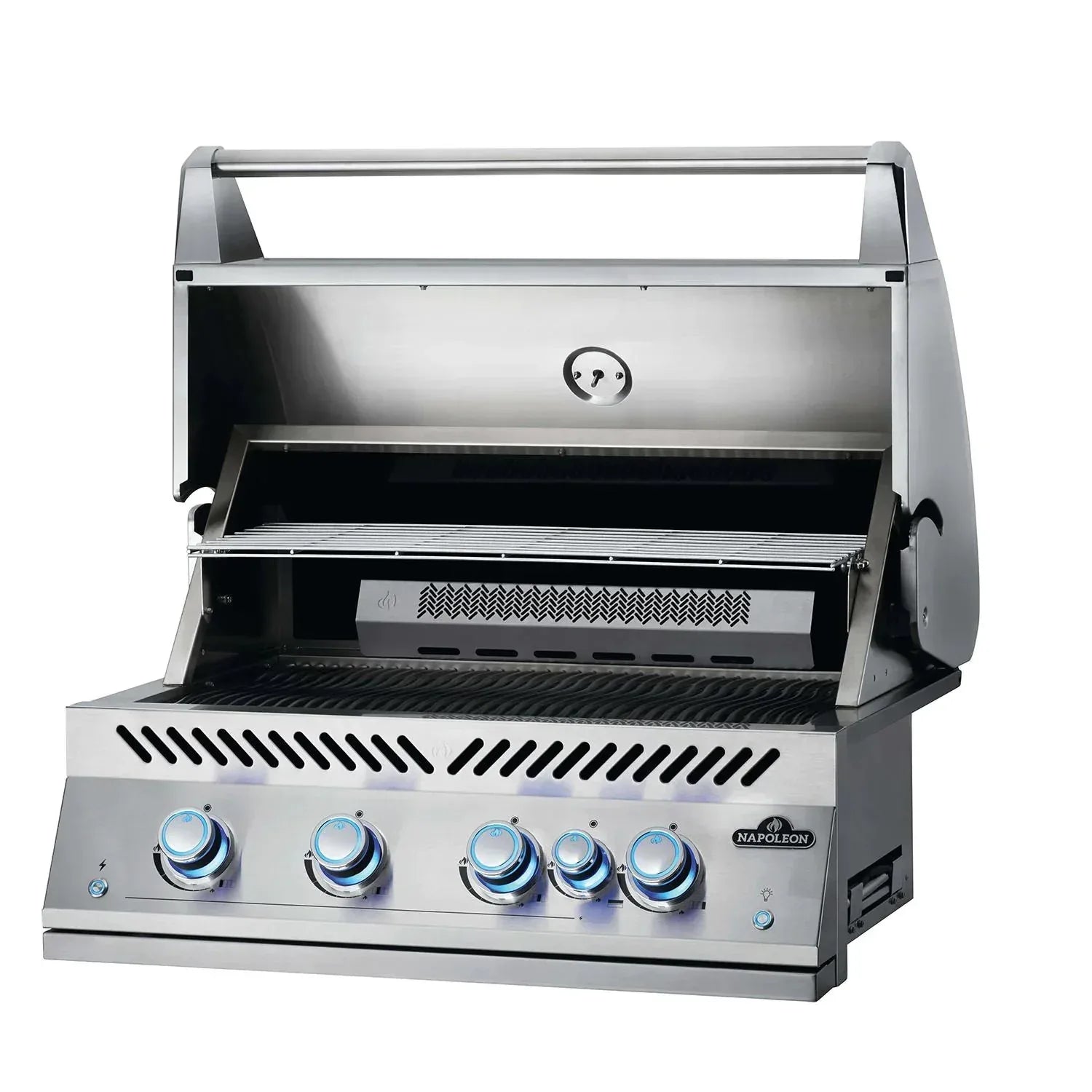 Napoleon Built-In 700 Series 32-Inch Natural Gas Grill w/ Infrared Rear Burner & Rotisserie Kit - BIG32RBNSS-1.