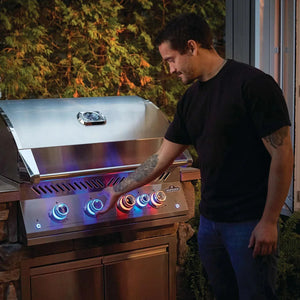 Napoleon Built-In 700 Series 32-Inch Propane Gas Grill w/ Infrared Rear Burner & Rotisserie Kit - BIG32RBPSS-1.