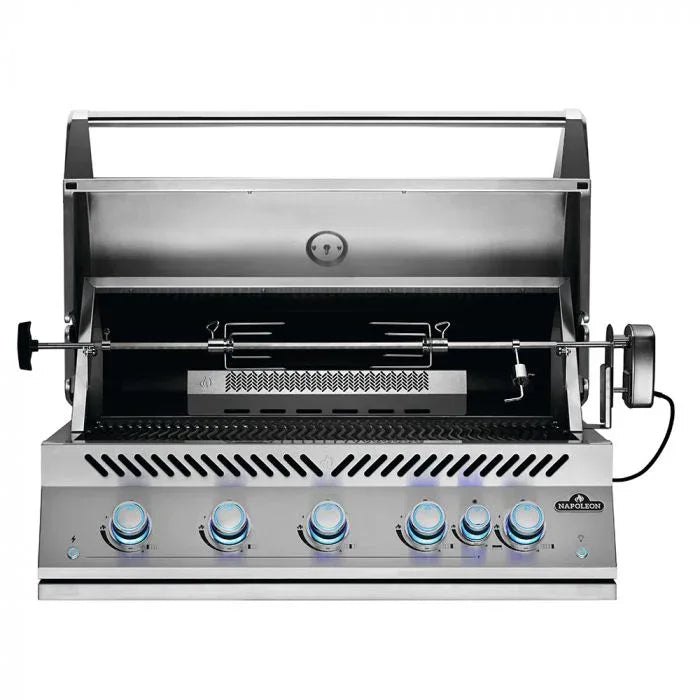 Napoleon Built-In 700 Series 38-Inch Natural Gas Grill w/ Infrared Rear Burner & Rotisserie Kit - BIG38RBNSS-1.