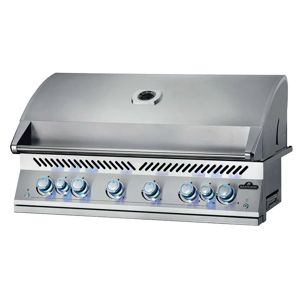 Napoleon Built-In 700 Series 44-Inch Natural Gas Grill w/ Infrared Rear Burner & Rotisserie Kit - BIG44RBNSS-1.