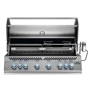 Napoleon Built-In 700 Series 44-Inch Natural Gas Grill w/ Infrared Rear Burner & Rotisserie Kit - BIG44RBNSS-1.