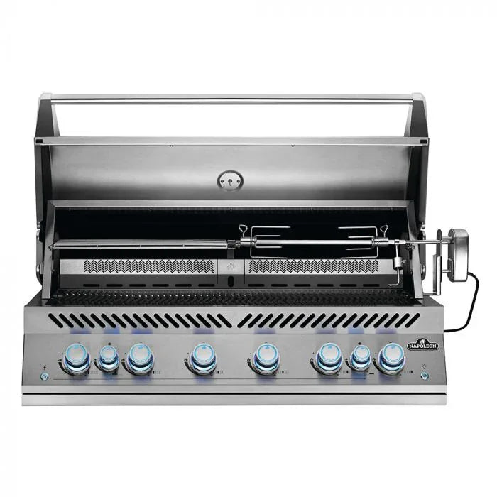 Napoleon Built-In 700 Series 44-Inch Natural Gas Grill w/ Infrared Rear Burner & Rotisserie Kit - BIG44RBNSS-1.