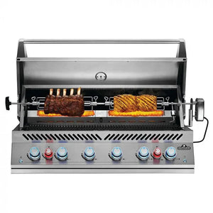 Napoleon Built-In 700 Series 44-Inch Propane Gas Grill w/ Infrared Rear Burner & Rotisserie Kit - BIG44RBPSS-1.