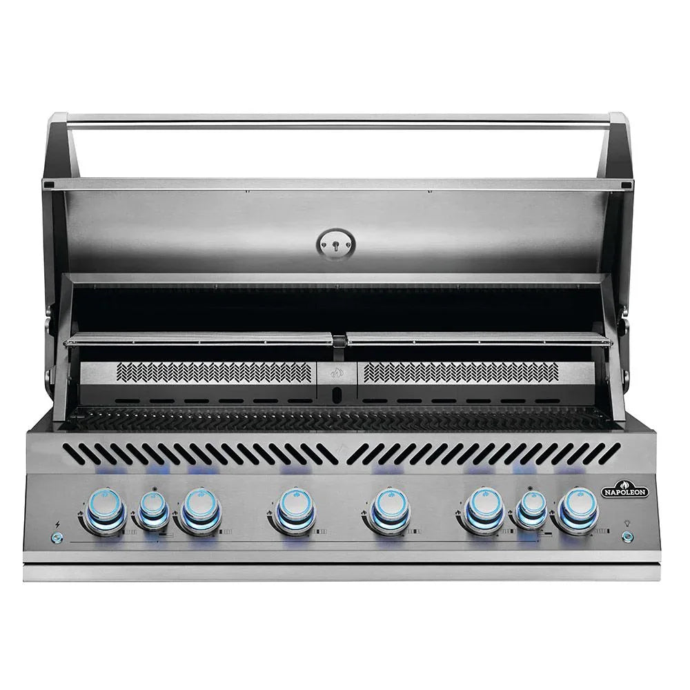 Napoleon Built-In 700 Series 44-Inch Propane Gas Grill w/ Infrared Rear Burner & Rotisserie Kit - BIG44RBPSS-1.