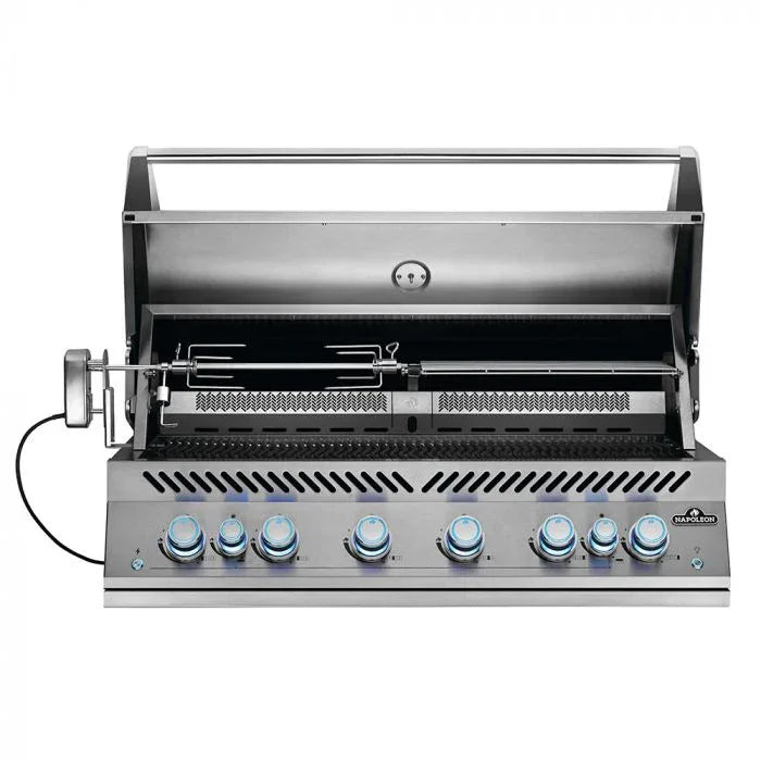 Napoleon Built-In 700 Series 44-Inch Propane Gas Grill w/ Infrared Rear Burner & Rotisserie Kit - BIG44RBPSS-1.
