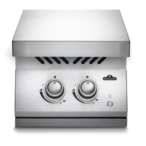 Napoleon Built-In 700 Series Inline Propane Dual Range Top Burner with Stainless Steel Cover - BIB12RTPSS.