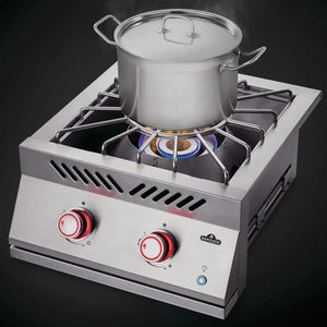 Napoleon Built-In 700 Series Propane Gas Power Burner with Stainless Steel Cover - BIB18PBPSS.