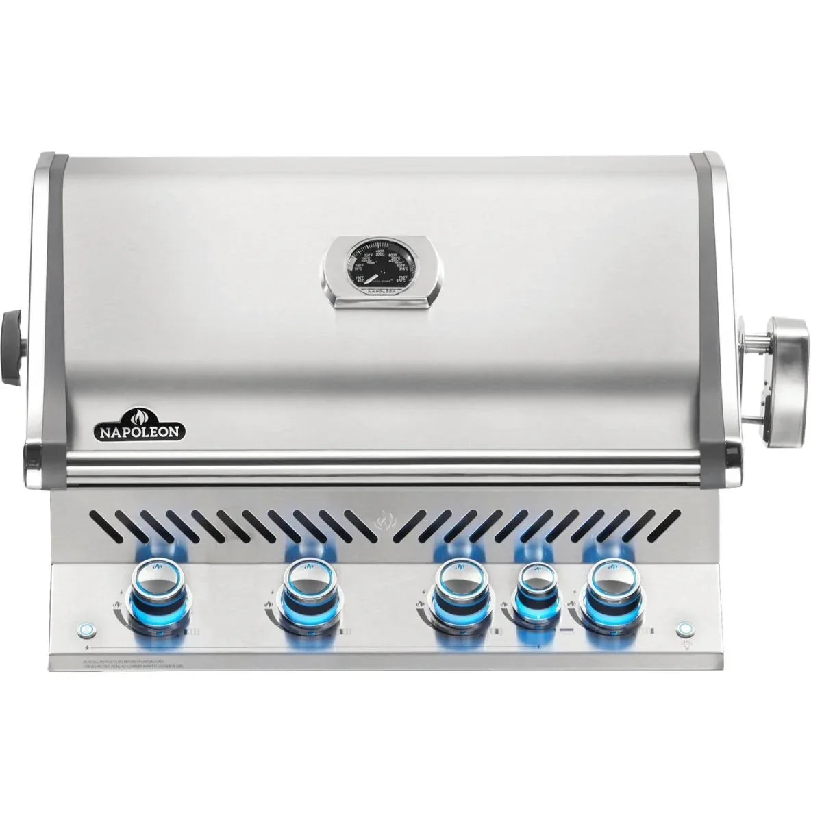 Napoleon Prestige PRO 500 Built-in Natural Gas Grill with Infrared Rear Burner and Rotisserie Kit - BIPRO500RBNSS-3.