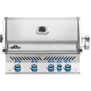 Napoleon Prestige PRO 500 Built-in Natural Gas Grill with Infrared Rear Burner and Rotisserie Kit - BIPRO500RBNSS-3.