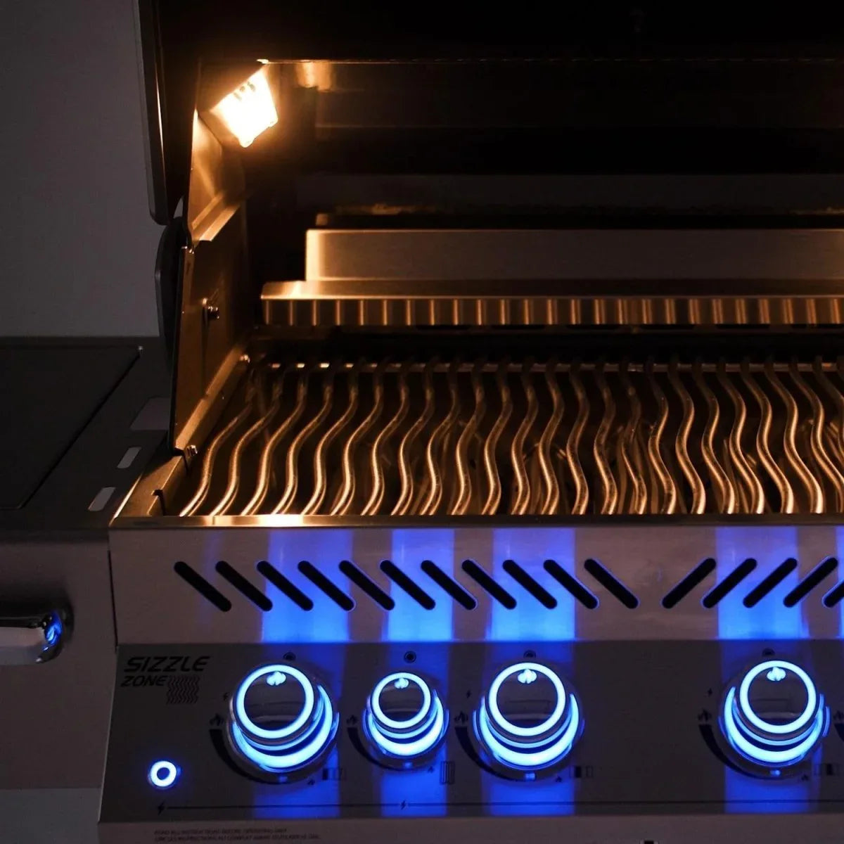 Napoleon Prestige PRO 500 Built-in Natural Gas Grill with Infrared Rear Burner and Rotisserie Kit - BIPRO500RBNSS-3.