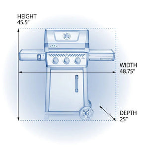 Napoleon Freestyle 365 Freestanding Gas Grill.