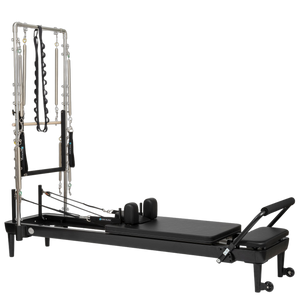 Elina Pilates® Nubium™ Reformer Black Edition with Tower.