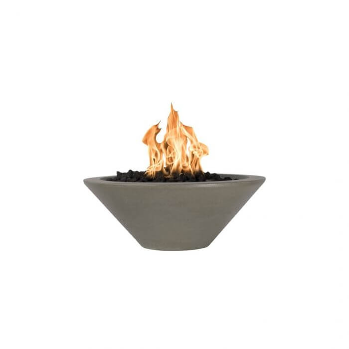 24" Cazo Fire Bowl - GRFC Concrete - OPT-24RFO