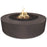 72" Florence Concrete Fire Pit - 20" Tall - OPT-FL72