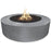 72" Florence Concrete Fire Pit - 20" Tall - OPT-FL72