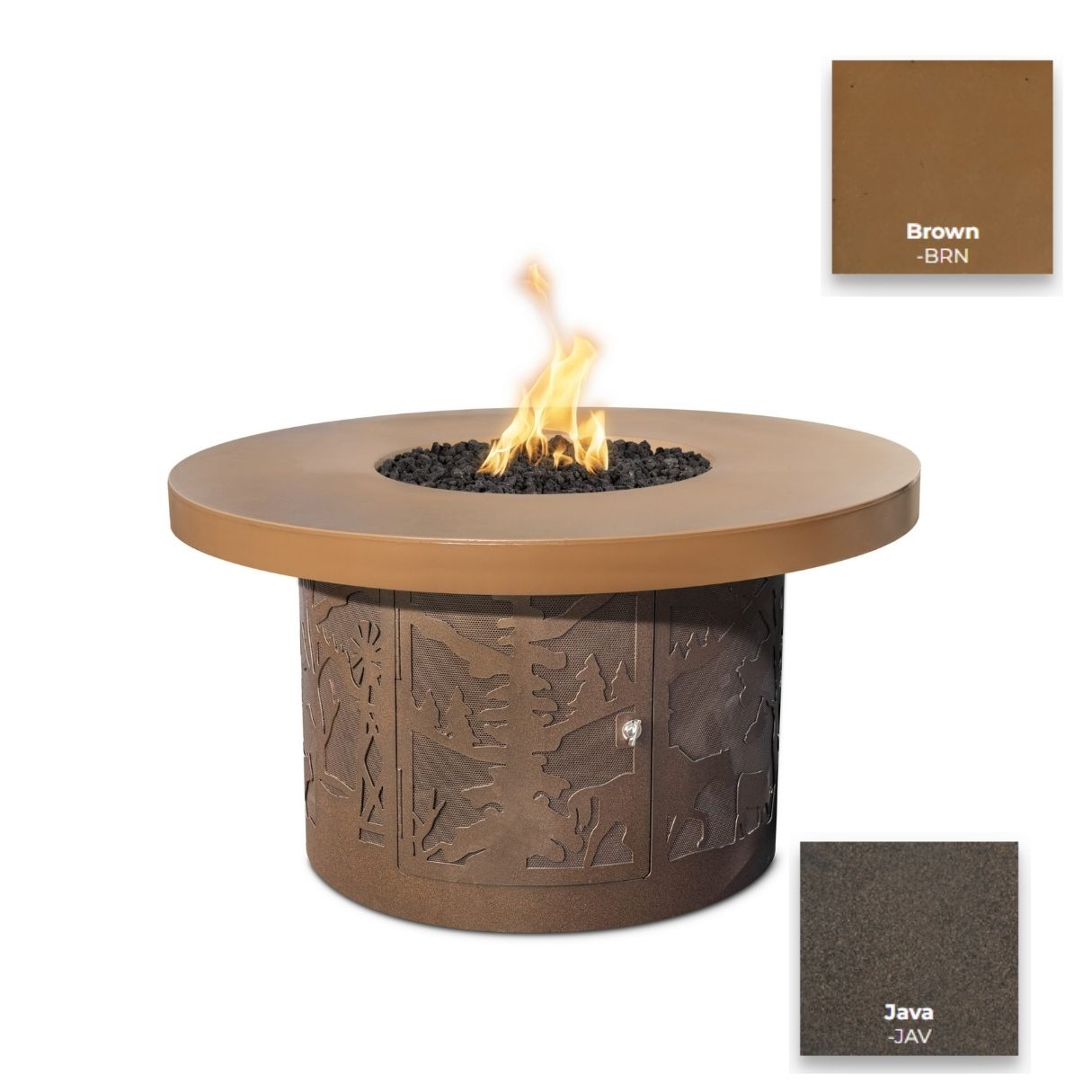 The Outdoor Plus Round Outback Fire Pit.