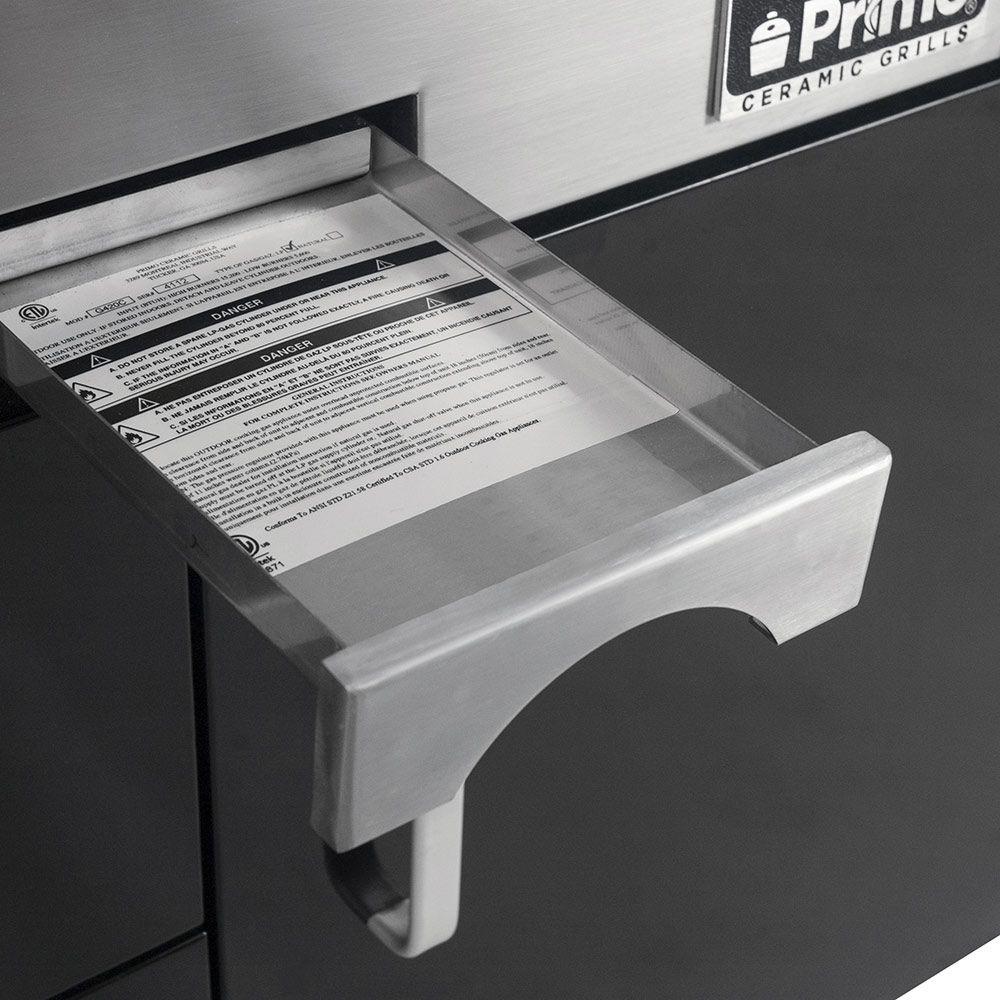 Primo Oval G420 36-Inch Ceramic Freestanding Kamado Gas Grill.
