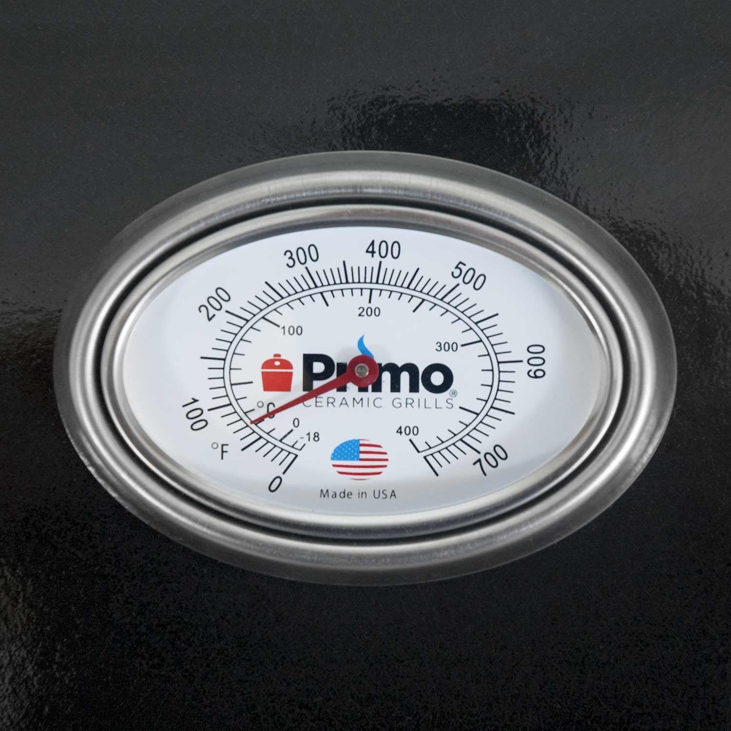 Primo Oval G420 36-Inch Ceramic Built-In Kamado Gas Grill.