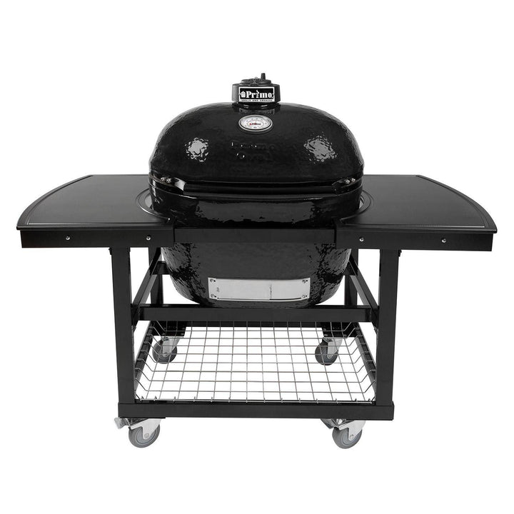 Primo Oval XL 400 Ceramic Kamado Grill on Cart.
