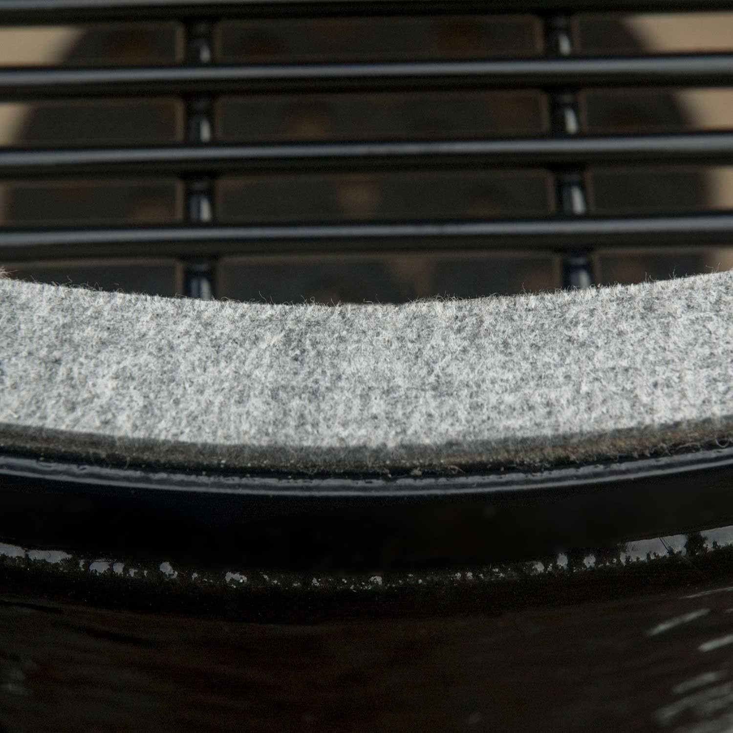 Primo Oval Large 300 Ceramic Kamado Grill with Cradle & Side Shelves.
