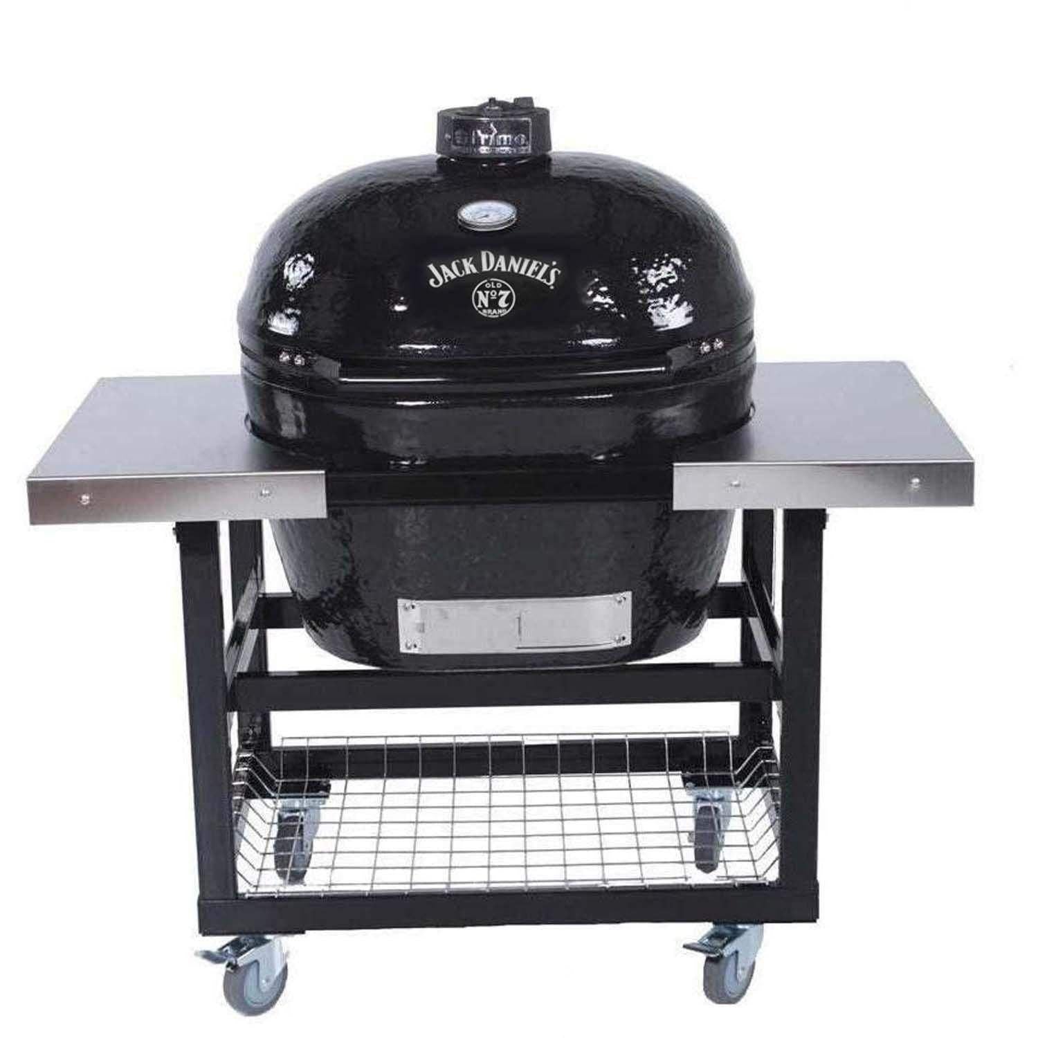 Primo Oval XL 400 Ceramic Kamado Grill on Cart.