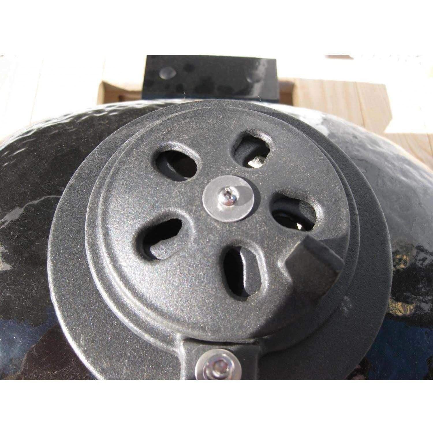 Primo Large Round Ceramic Kamado Grill with Cradle & Side Shelves.