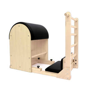 Elina Pilates® Pilates Ladder Barrel ELITE with wooden base.