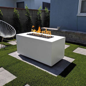 The Outdoor Plus Pismo Concrete Gas Fire Pit.