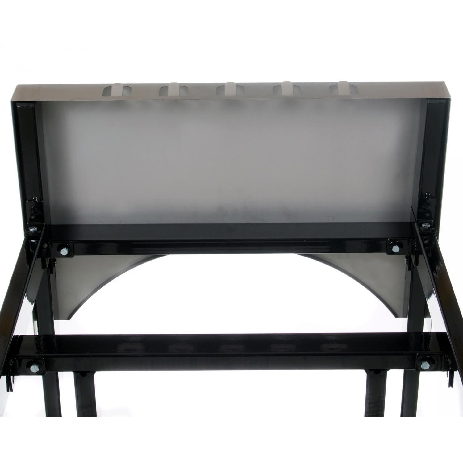 Primo Grills Cart Base with Basket and SS Side Shelves for Oval JR 200 - PG00320.