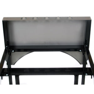 Primo Grills Cart Base with Basket and SS Side Shelves for Oval JR 200 - PG00320.