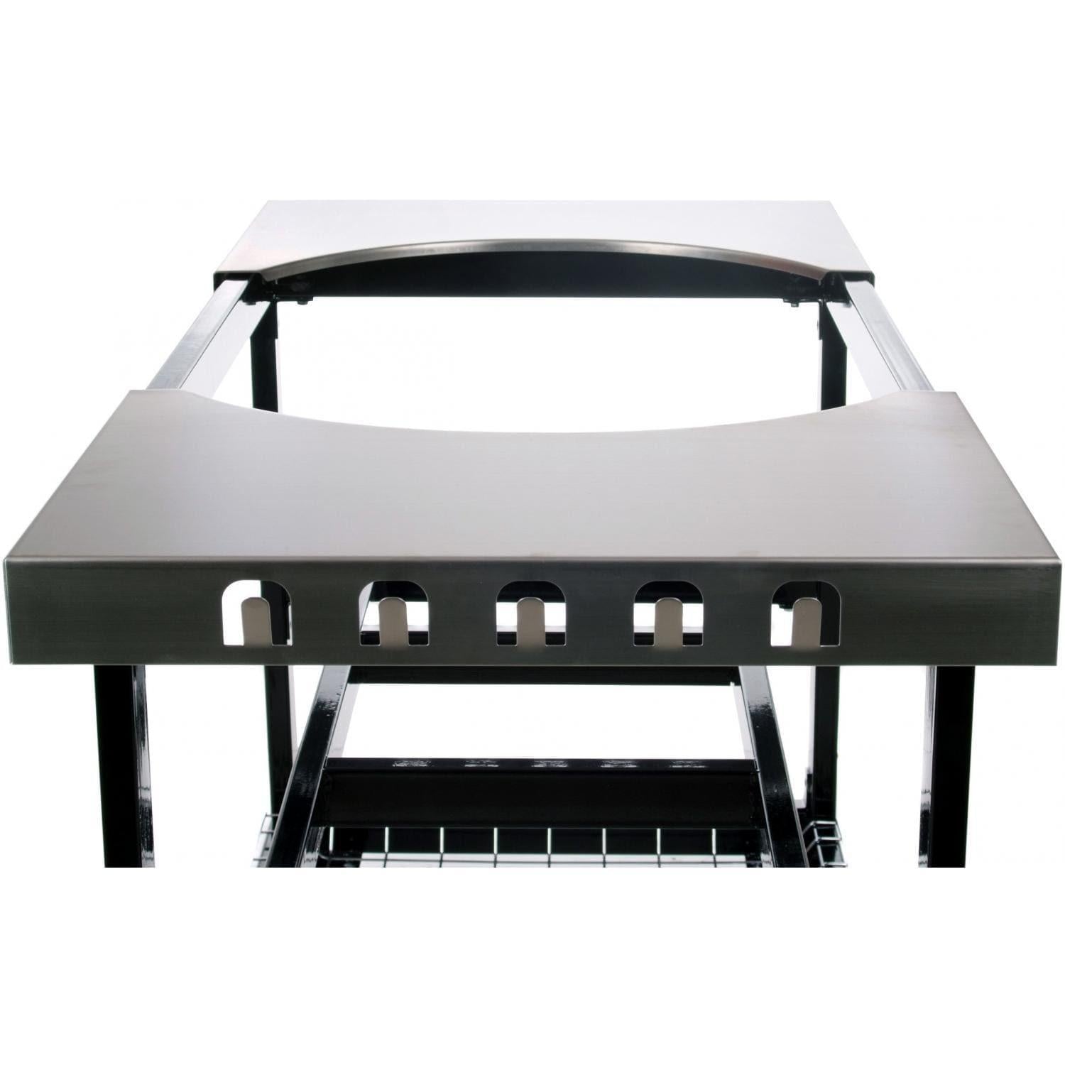 Primo Grills Cart Base with Basket and SS Side Shelves for Oval JR 200 - PG00320.