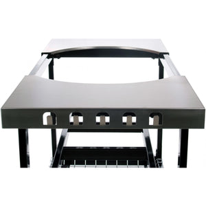 Primo Grills Cart Base with Basket and SS Side Shelves for Oval JR 200 - PG00320.